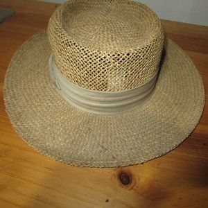 Summer Club Panama Hat Styled in Australia Small Natural Vintage